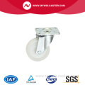 stainless steel swivel white nylon tire caster